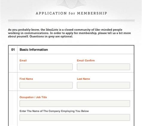 20 Great Sign Up Form Examples To Learn From Design Shack