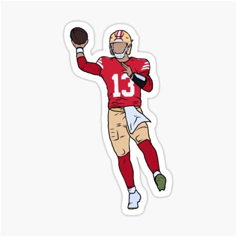 Brock Purdy Throw Sticker For Sale By Rattraptees Redbubble