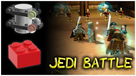 Lego Star Wars The Complete Saga Jedi Battle Minikits And Red Power Brick Youtube