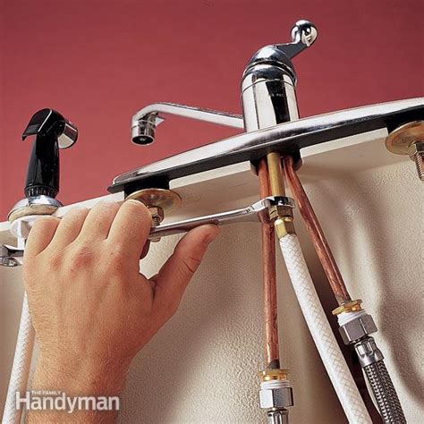 Secure it with the lock nut. Replace a Sink Sprayer and Hose | The Family Handyman