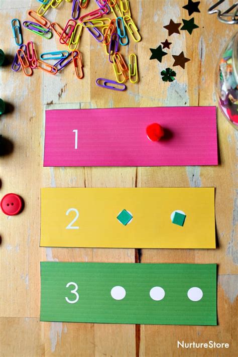 Printable Number Dots Cards For Loose Parts Math Activities Nurturestore