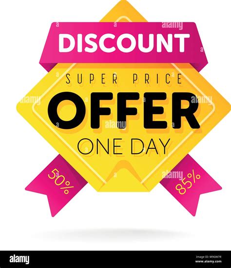Discount Tag With Special Offer Sale Sticker Stock Vector Image And Art