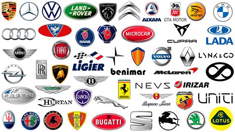 Upptäck 100 Car Brand Logos Abzlocalse