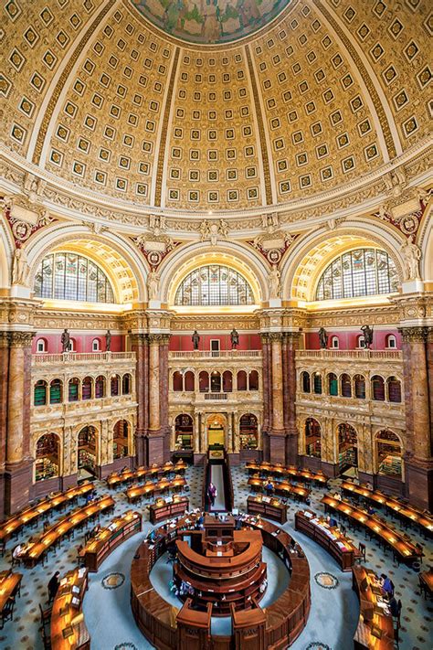 Library Of Congress Main Reading Room Washingtonian Dc