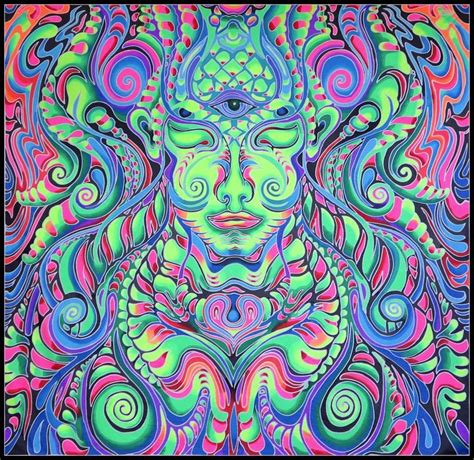 Uv Banner Deep Mental Transformation Psychedelic Art Psychedelic