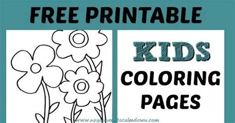 Visual calm down strategies cards. Coloring Pages for Kids - Free Printables | No, YOU Need ...