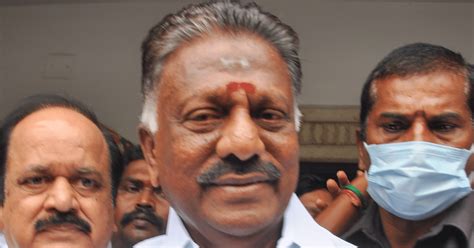 Ex Tamil Nadu Cm Panneerselvam Hosptialised Over Covid Related Ailments