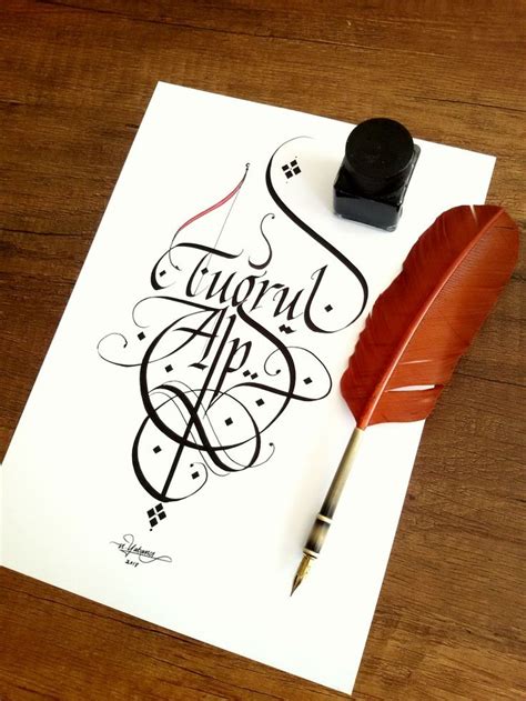 Kaligrafi Calligraphy Yazı Sanatı Harfler Kaligrafi