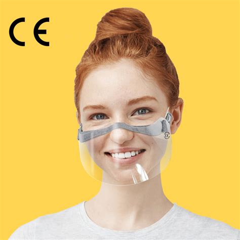 Although face shields initially block droplets from a simulated cough, small droplets can easily move around the sides of the visor and eventually spread over a large area, according to the visualization. FACE SHIELD - Transparent mask for mouth and nose - 2 pcs - CERKAMED Medical Company Poland