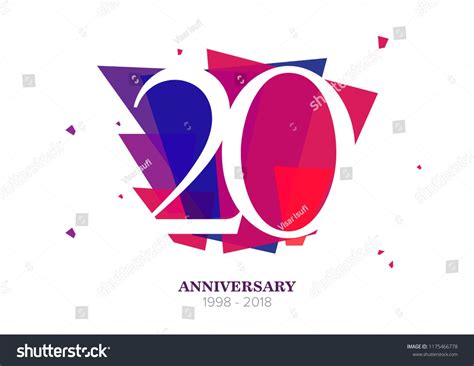 20 Year Anniversary Logo Design Logo Design Anniversary Logo 20