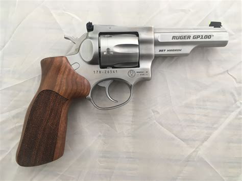 Ruger Gp100 Match Champion 420 Barrel 6 Round Revolver With Hogue