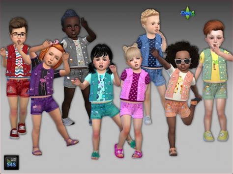 Mod The Sims Summer Clothes For Toddlers • Sims 4 Downloads