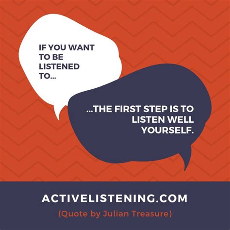 Want To Be Heard Listen Active Listening Acceptance Quotes Listening