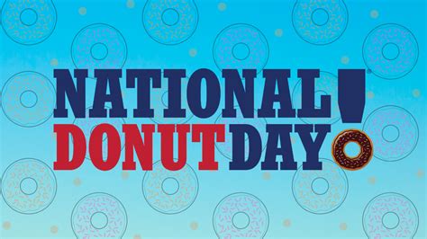 What are some fun national days? The Bakers Mark - National Donut Day 2021 is Here!