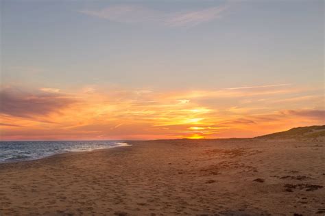 Fotos Gratis Cielo Horizonte Mar Amanecer Puesta De Sol Playa