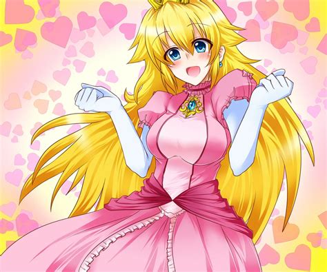 Princess Peach Anime Style Super Princess Peach Super Mario