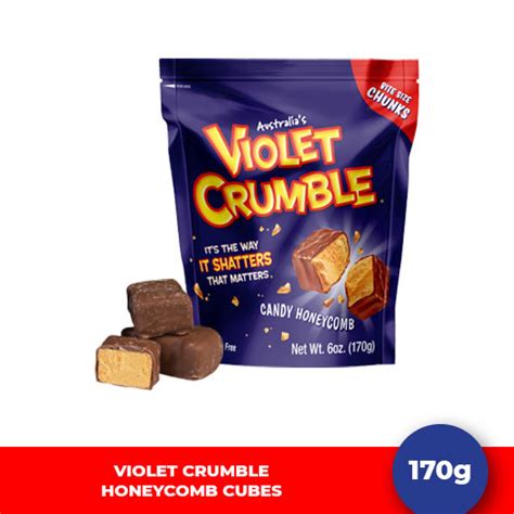 Violet Crumble Caramel Cubes 170g Candy Corner