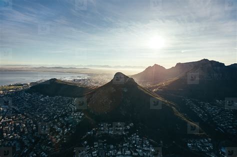 Aerial View Of Cape Town City On Sunny Day Stock Photo 122728
