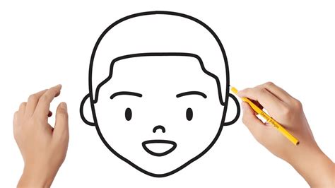 Cómo Dibujar Una Cara De Niño Dibujos Sencillos Youtube
