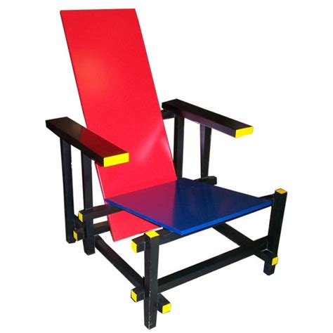 Gerrit Rietveld Red And Blue Chair 1923 Art Design Tendance