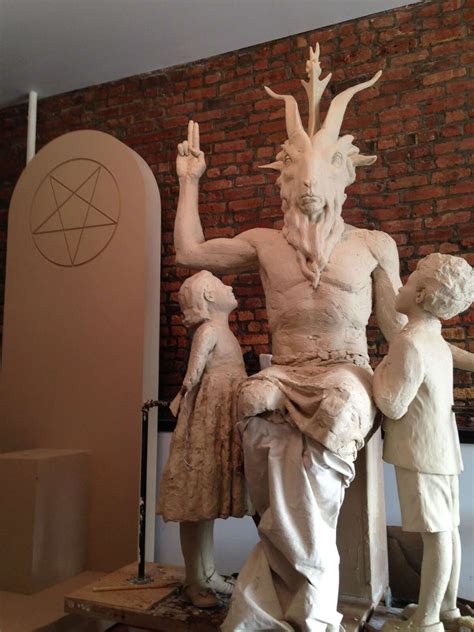 Satanic Temple's statue of Satan under way