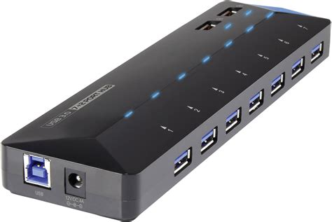 Hub USB 3 0 Renkforce 7 2 Ports Avec Port De Charge Rapide Avec LEDs