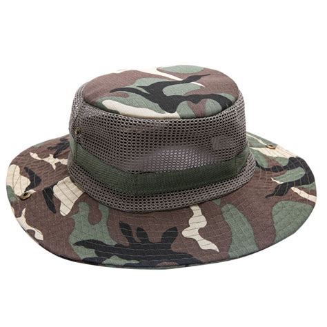 Bucket Hat Boonie Hunting Fishing Outdoor Cap Wide Brim Military Unisex