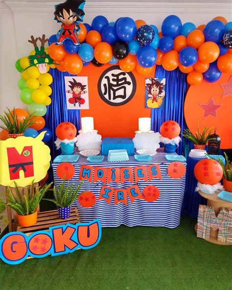 Fiesta De Dragon Ball Pasteles De Goku Piñata De Goku Fiesta De Goku