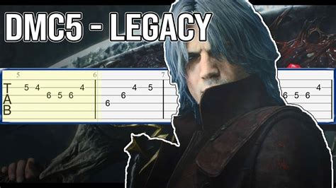 Devil May Cry 5 Legacy Guitar Tab Tutorial YouTube