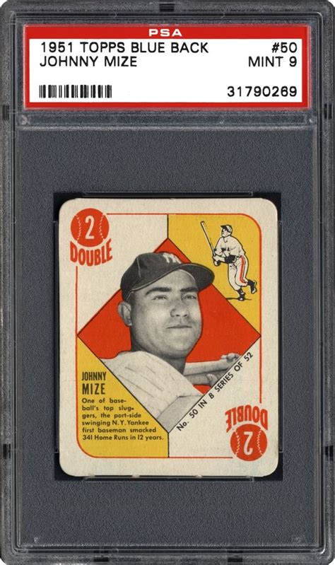 Baseball cards are appraised based on many different criteria beyond the player on the card. Baseball Cards - 1951 Topps Blue Back | PSA CardFacts®