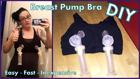 diy breast pump bra fast easy inexpensive youtube