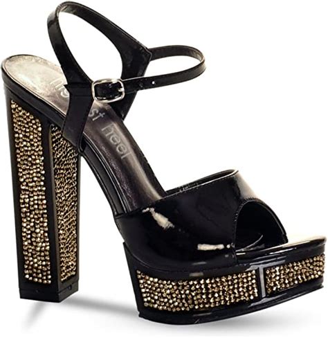The Highest Heel Womens High Heel Sandal Heeled Black 10 Buy Online
