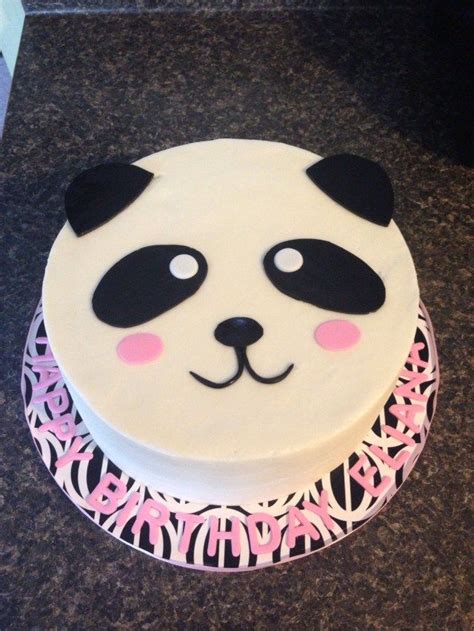 Panda Bear Cake Bolo Panda Panda Cakes Bear Cakes Birthday Cakes
