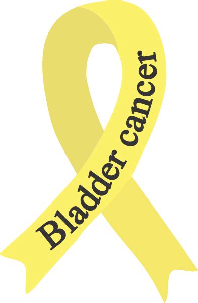 Bladder cancer most frequently starts in the cells which line the interior of the bladder. Bladder Cancer Ribbon decal 2