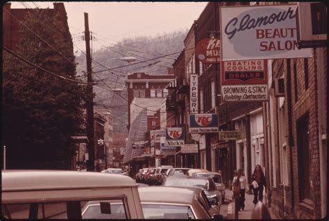 Main Street Of Logan West Virginia Showing A Narrow Stre Flickr