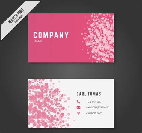 Business card constructor for make own design just choose any template 1⃣ edit text 2⃣ add logo 3⃣ replace picture free download pdf/jpg print ready file. 25 Free Pink Business Card Templates for Download - DesignYep