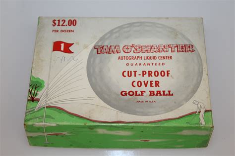 Lot Detail Tam Oshanter Autograph Liquid Center Golf Balls Three
