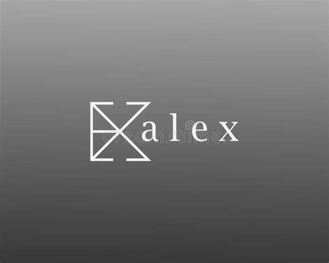0logo Name Alex Usable Logo Design For Private Logo Business Name Card