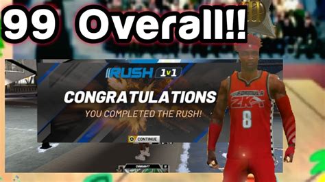 99 Overall Pass First Wing Dominates The 1v1 Rush Event In Nba 2k20