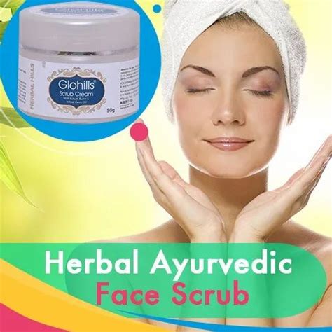 herbalhills cream herbal ayurvedic face scrub for smooth and glowing skin at rs 195 piece in mumbai