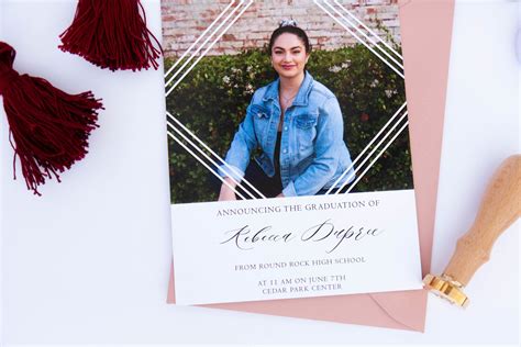 These Semi Custom Photo Graduation Announcements Are The Perfect Way To
