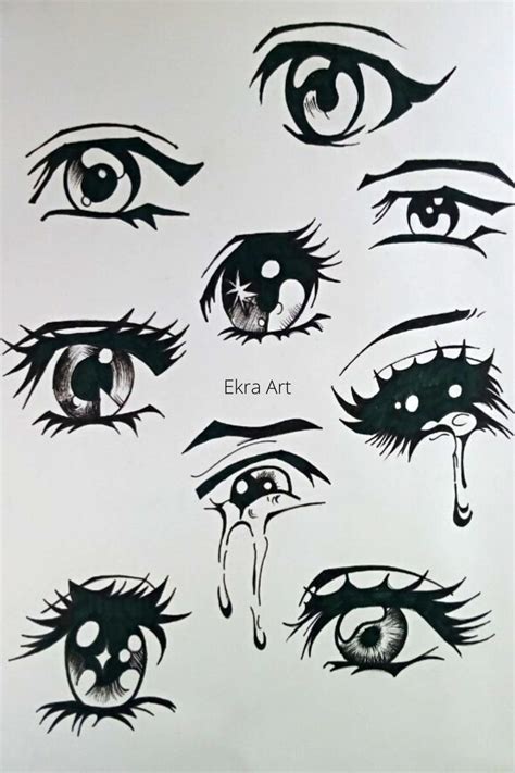Draw Manga Eyes How To Draw Anime Eyes For Beginners In 2020