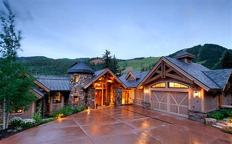 889 Million Mountaintop Mansion In Aspen Co Homes Of The Rich