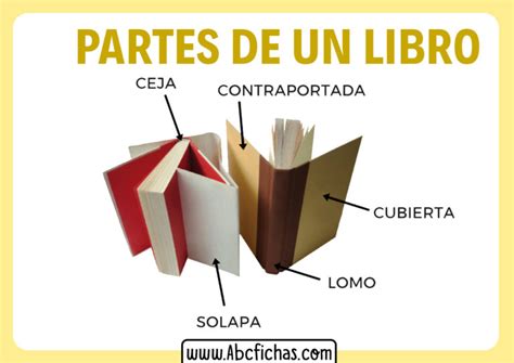 Partes Que Forman Un Libro Abc Fichas