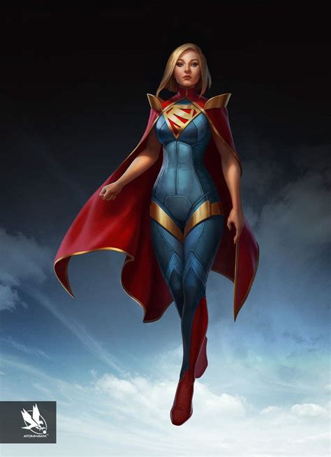 Kara Danvers Lena Luthor “supergirl Concept Art For Injustice 2 X