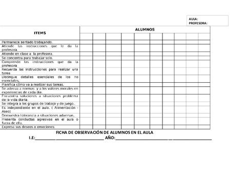 Ficha De Observacion Del Alumno Ramiolra1