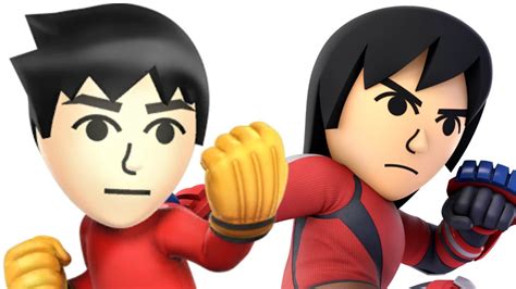 Mii Fighters From Wii U Vs Mii Fighters From Ultimate Super Smash