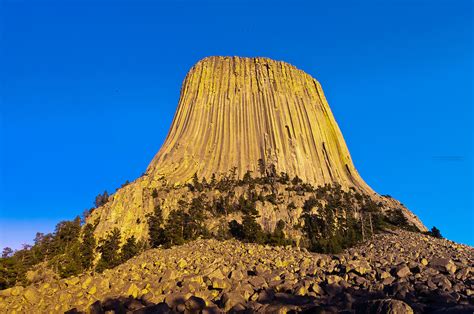 The 867 Foot Tall Devils Tower A Granite Monolith Which Is A Sacred