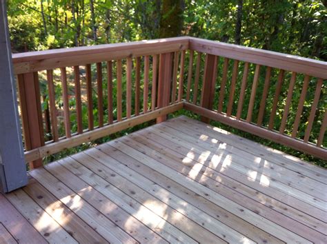 Cedar Decking Cedar Railing Dakterras