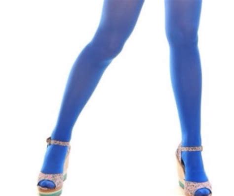 Women`s Legs And Feet In Tights Legs And Feet In Blue Tights 66